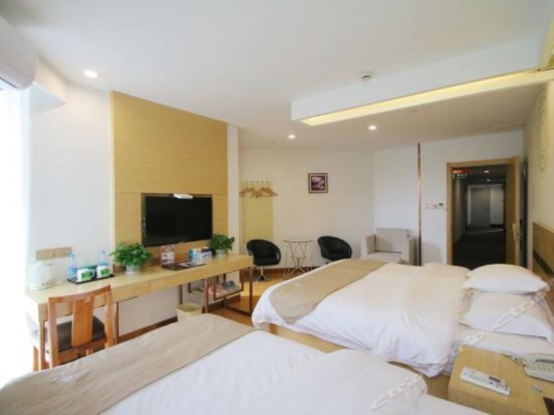 Greentree Inn Shanghai Minhang District Beiqiao Subway Station Express Hotel Buitenkant foto