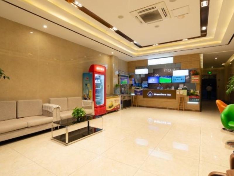 Greentree Inn Shanghai Minhang District Beiqiao Subway Station Express Hotel Buitenkant foto